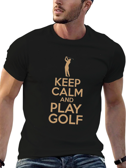Keep Calm Play Golf T-Shirt - Golfer Tee