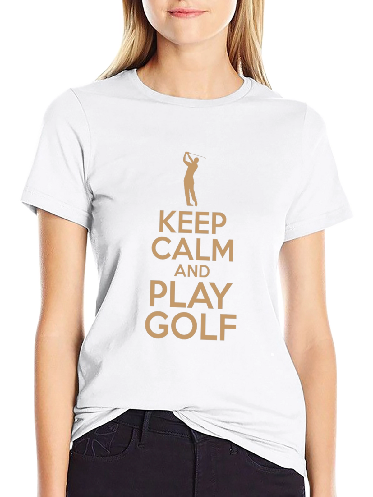 Keep Calm Play Golf T-Shirt - Golfer Tee