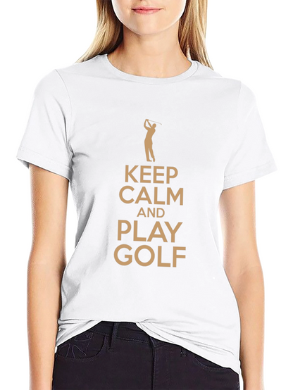 Keep Calm Play Golf T-Shirt - Golfer Tee
