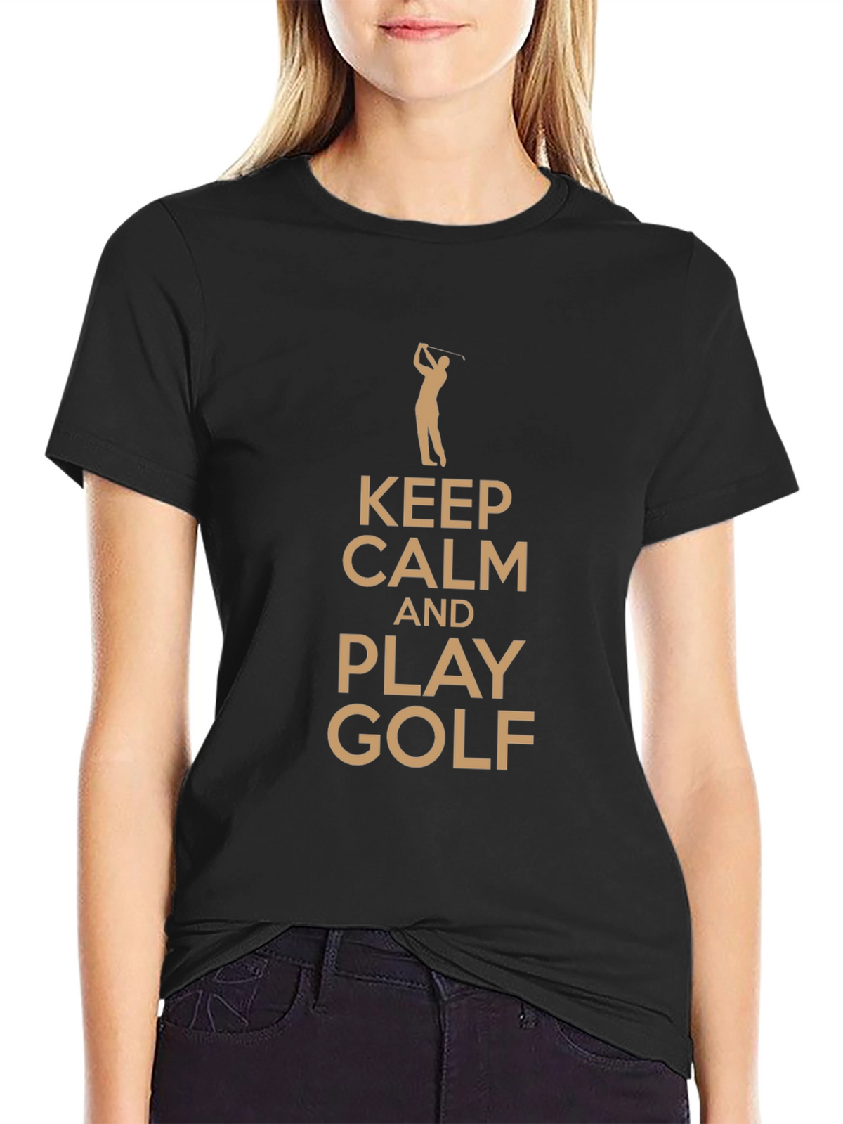 Keep Calm Play Golf T-Shirt - Golfer Tee