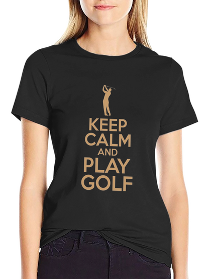 Keep Calm Play Golf T-Shirt - Golfer Tee