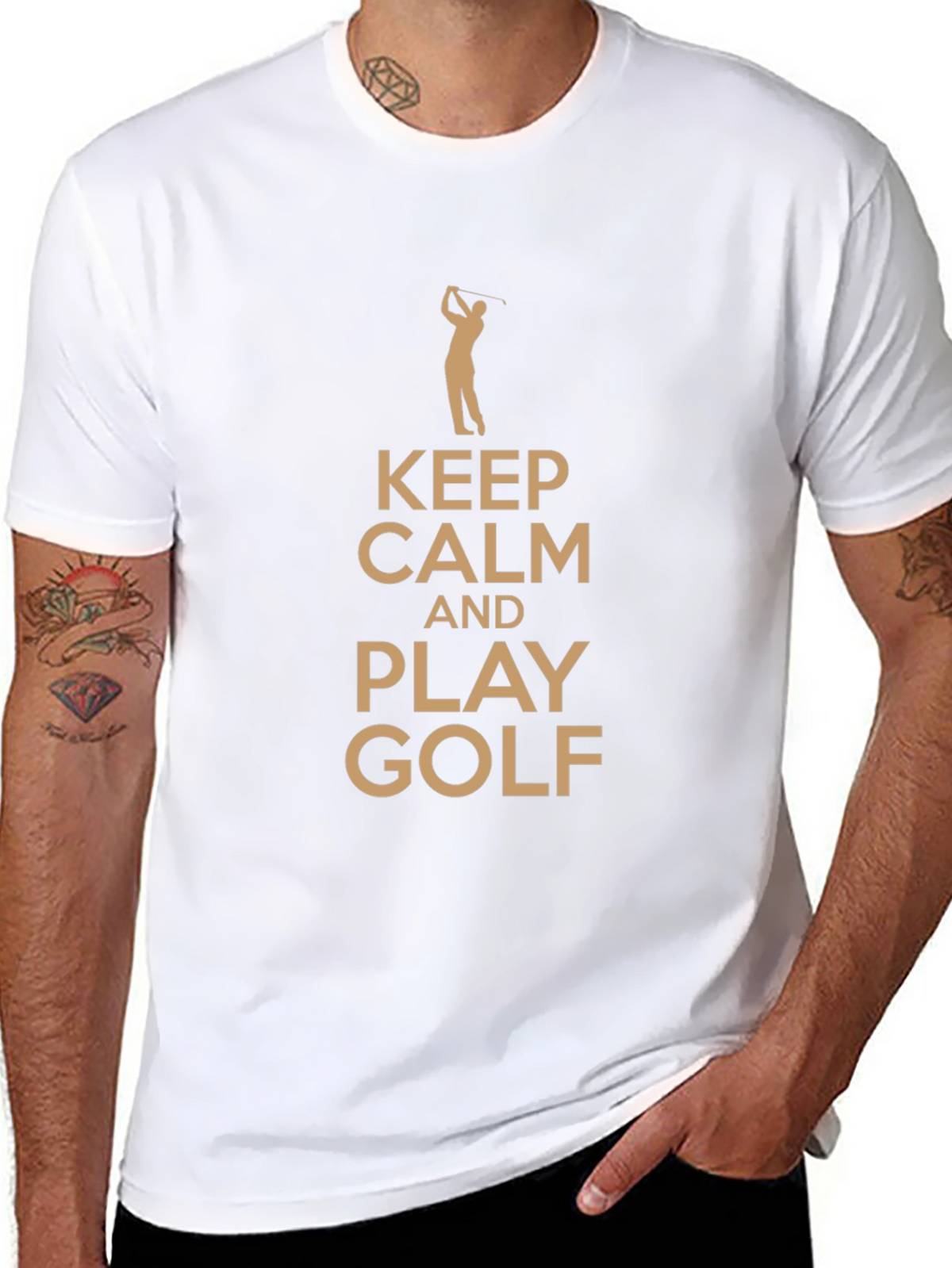 Keep Calm Play Golf T-Shirt - Golfer Tee