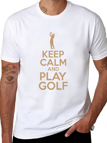 Keep Calm Play Golf T-Shirt - Golfer Tee