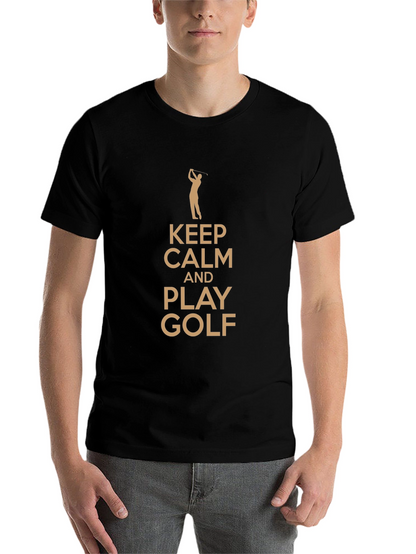 Keep Calm Play Golf T-Shirt - Golfer Tee