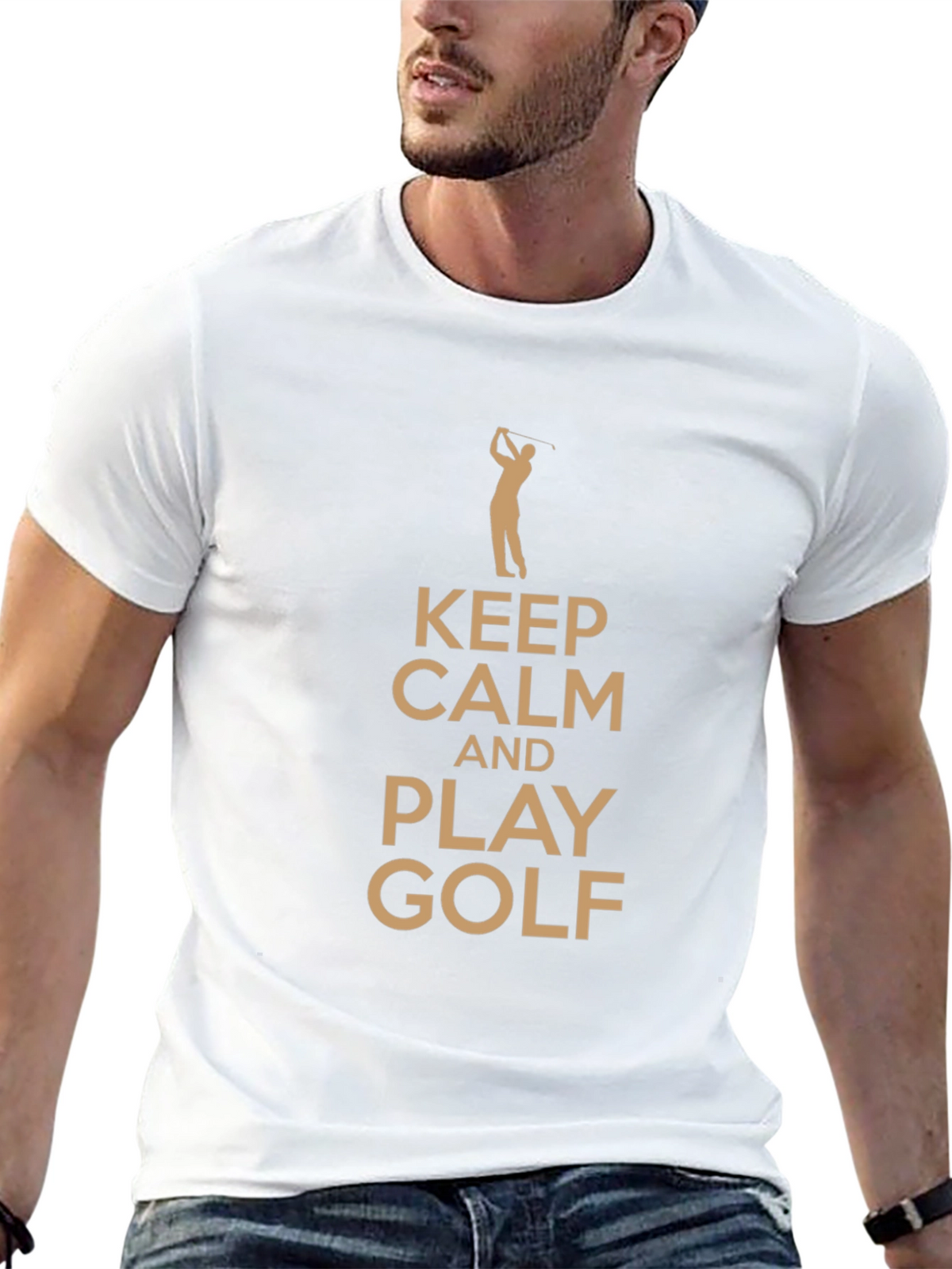 Keep Calm Play Golf T-Shirt - Golfer Tee