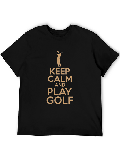 Keep Calm Play Golf T-Shirt - Golfer Tee