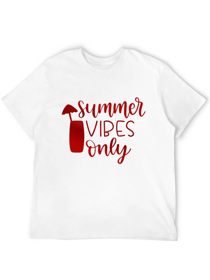 Summer Vibes Only Black Tee