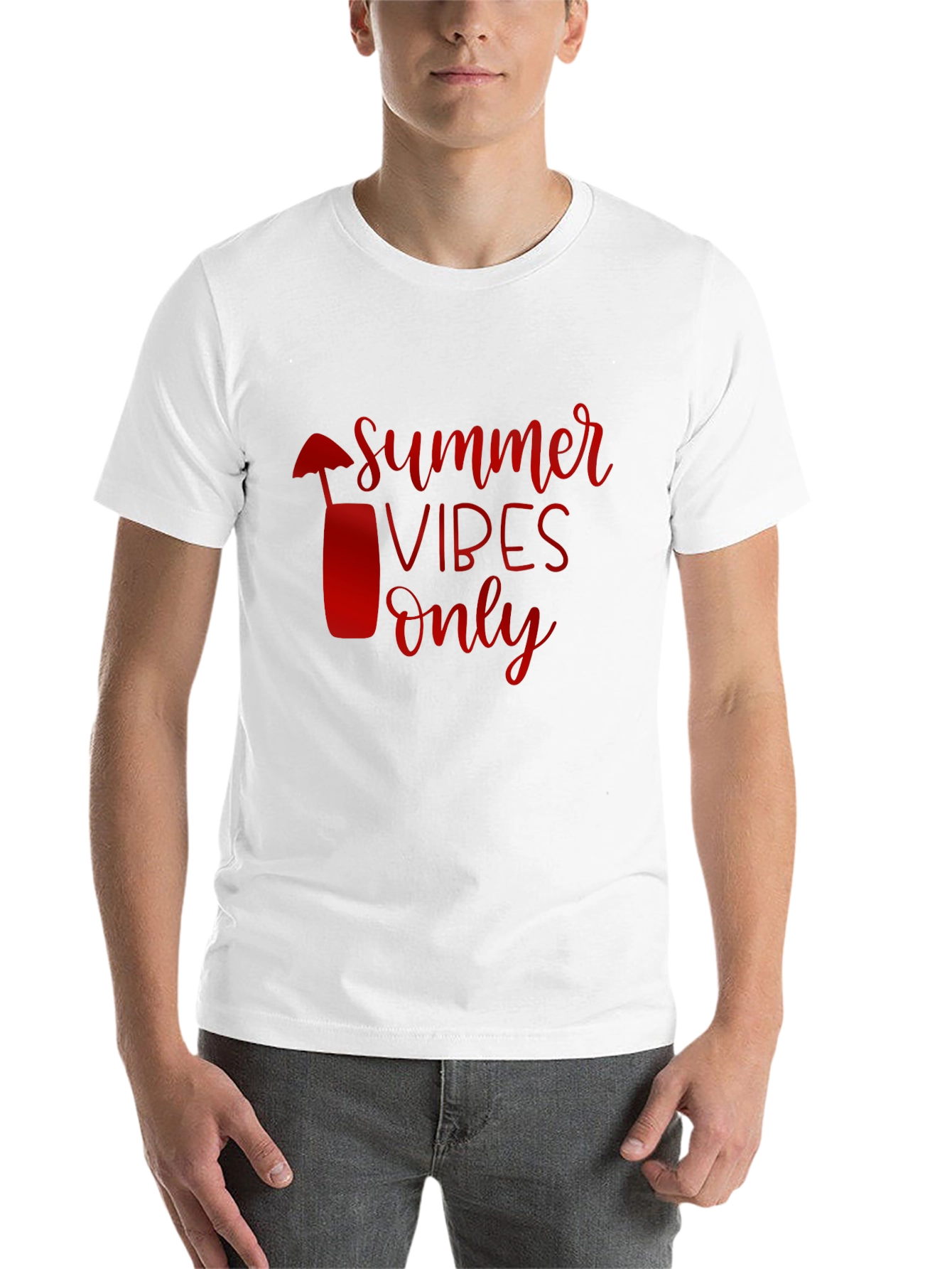 Summer Vibes Only Black Tee
