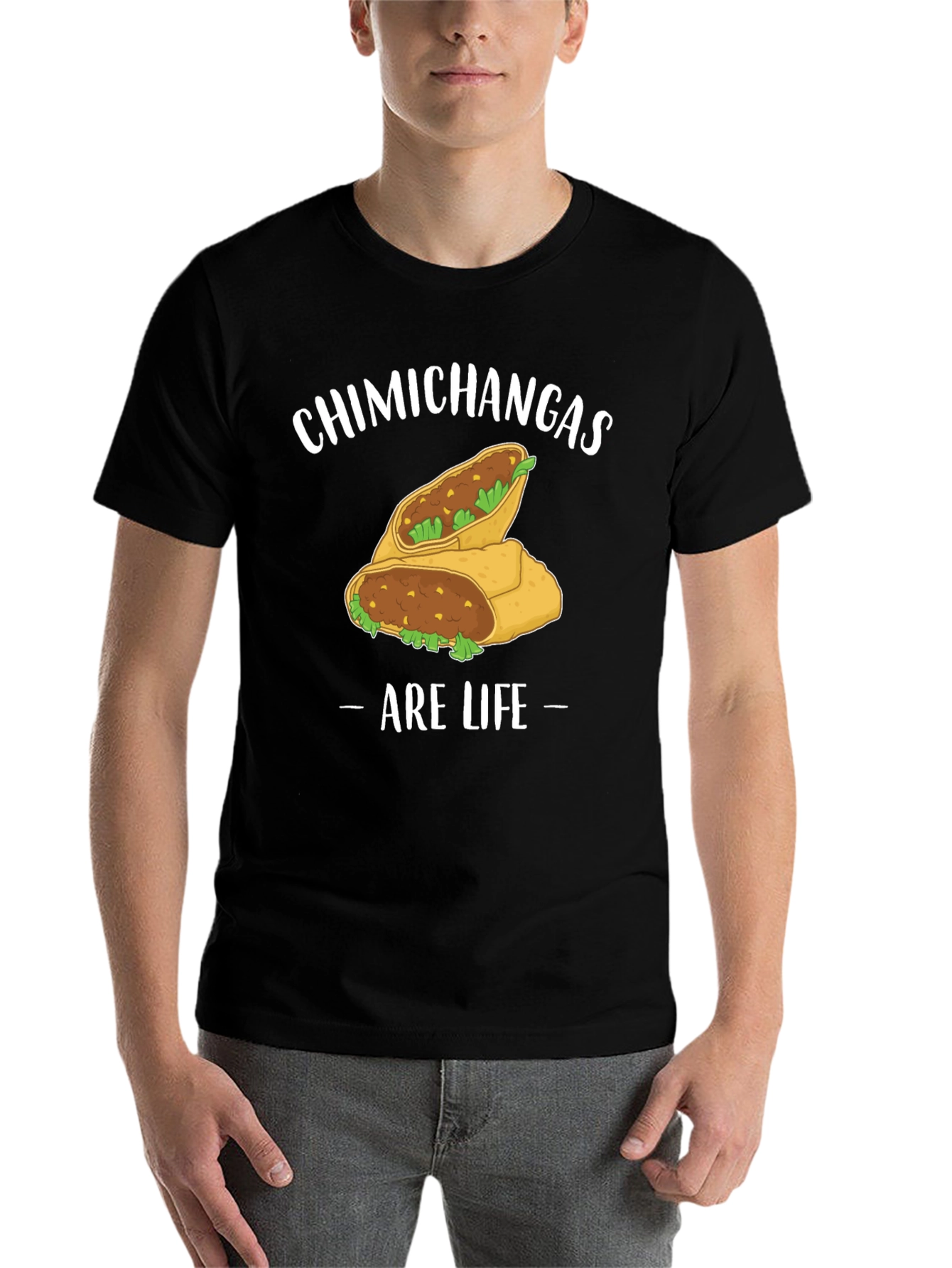Chimichangas Are Life Graphic T-Shirt