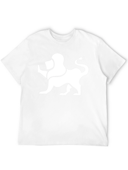 Lion Graphic Tee - Modern Black T-Shirt