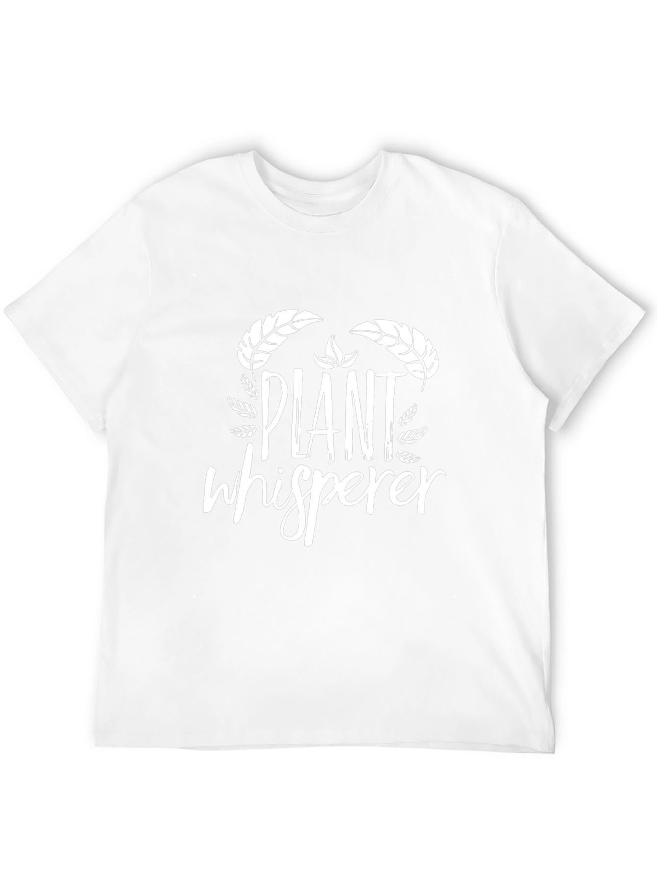 Plant Whisperer Graphic Tee - Black Cotton T-Shirt