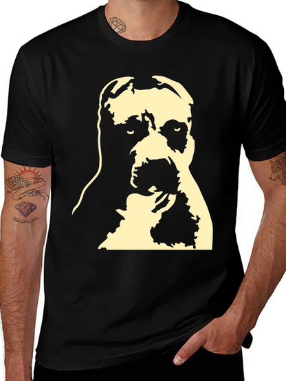 Cool Dog Graphic Tee - Black