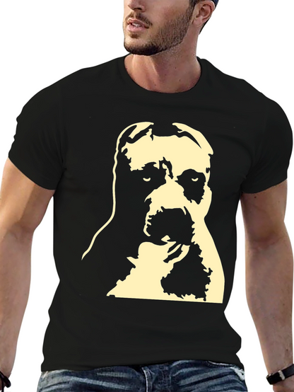 Cool Dog Graphic Tee - Black
