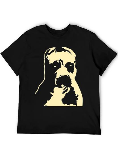 Cool Dog Graphic Tee - Black