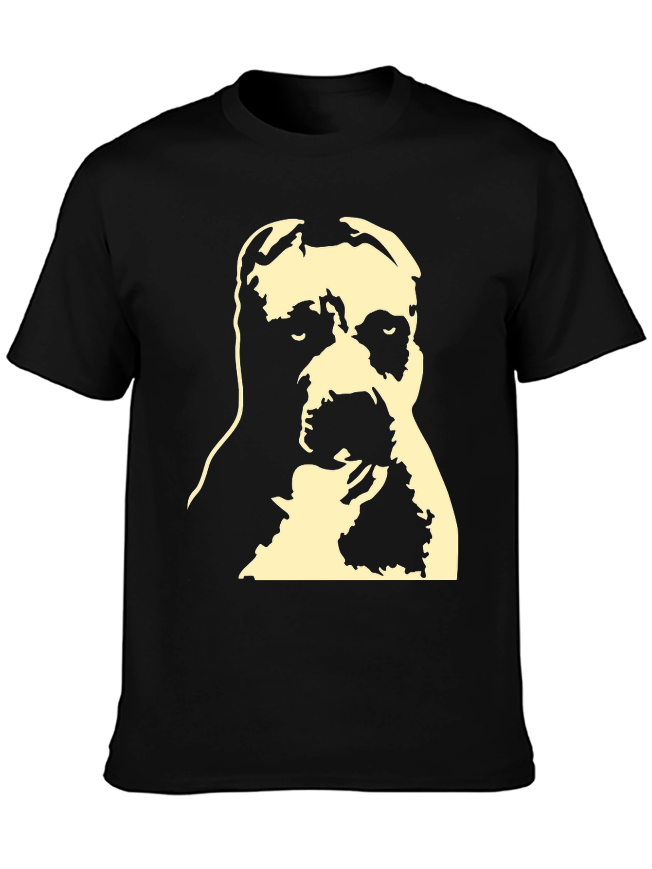 Cool Dog Graphic Tee - Black