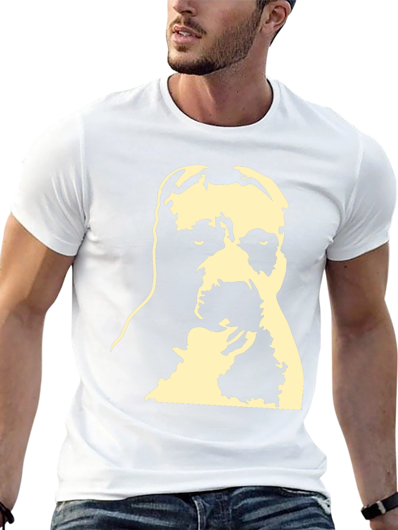 Cool Dog Graphic Tee - Black