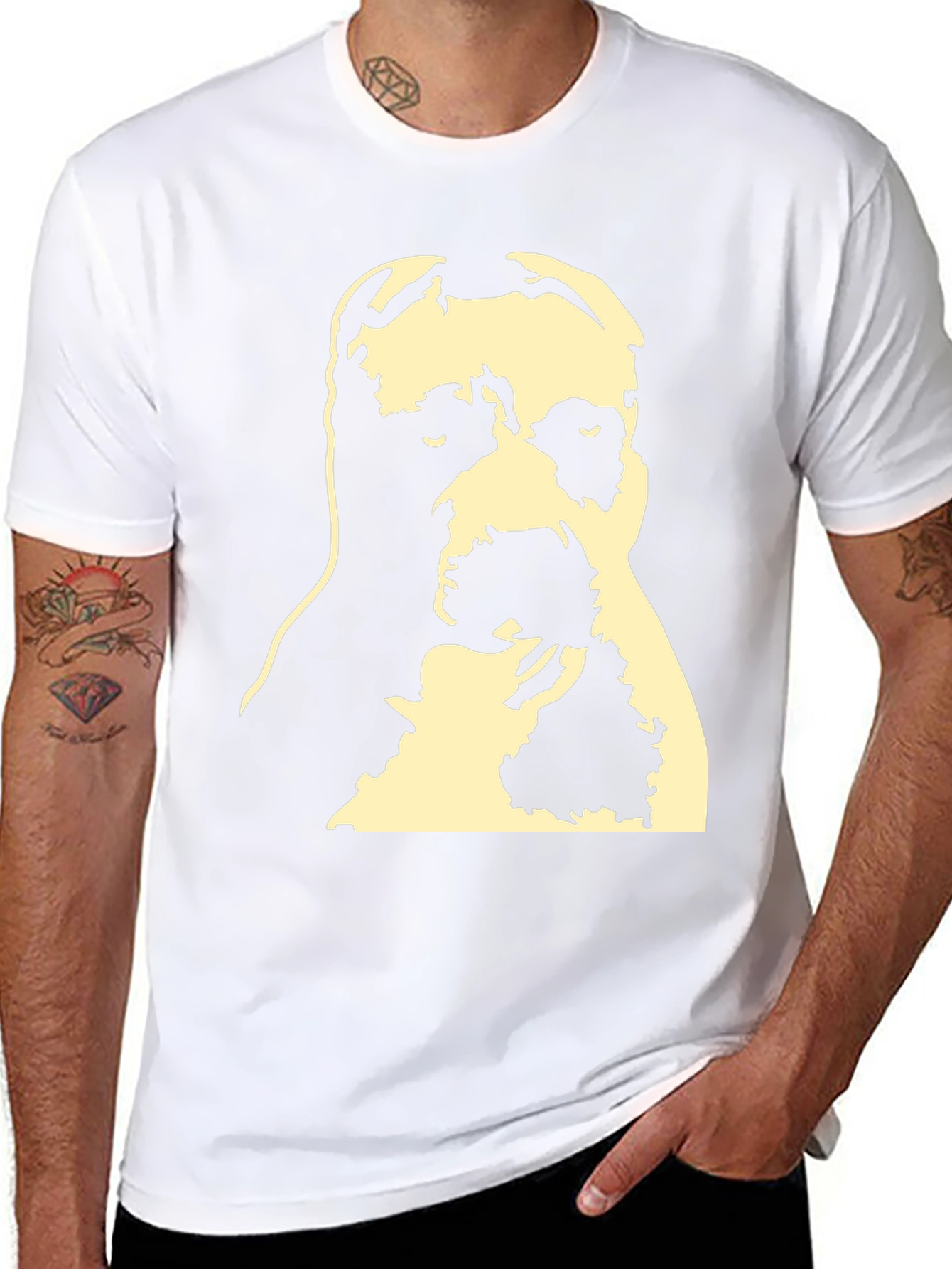 Cool Dog Graphic Tee - Black