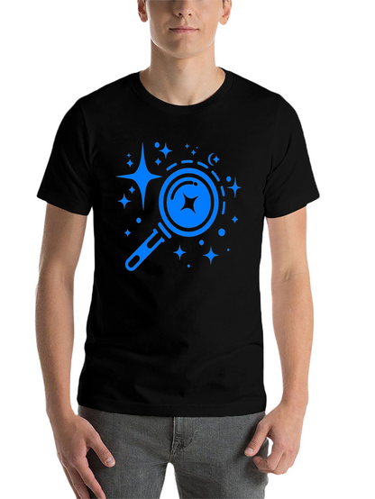 Search for Stars Black Graphic Tee