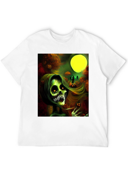 Halloween Zombie Woman Graphic Tee