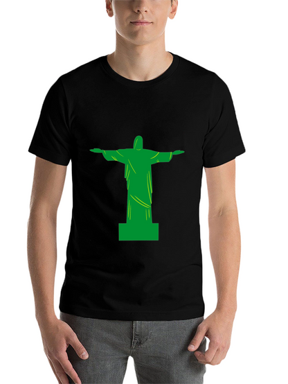 Rio Statue Tee - Black Graphic T-Shirt