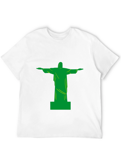 Rio Statue Tee - Black Graphic T-Shirt