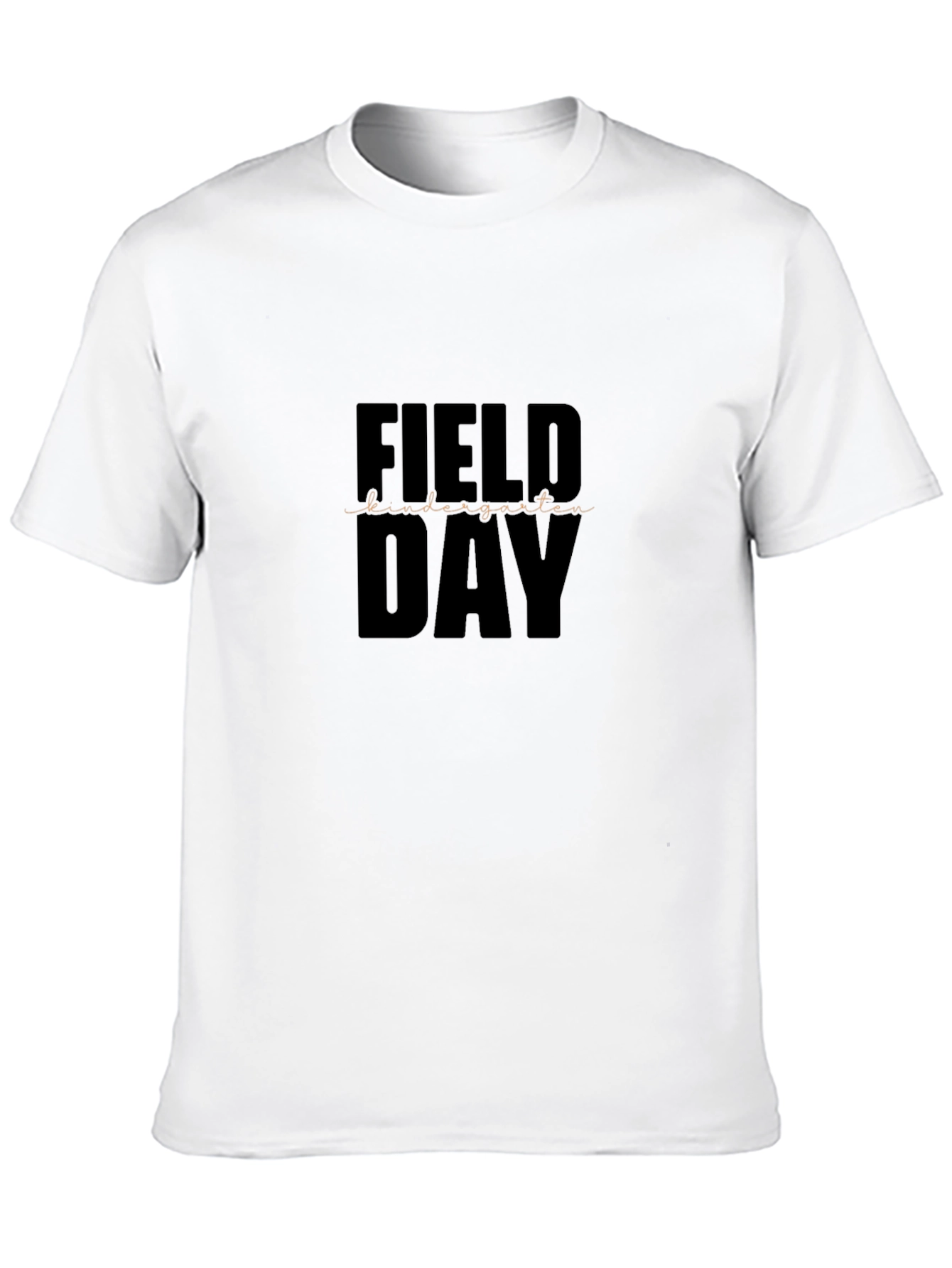 Kindergarten Field Day Black Tee Shirt