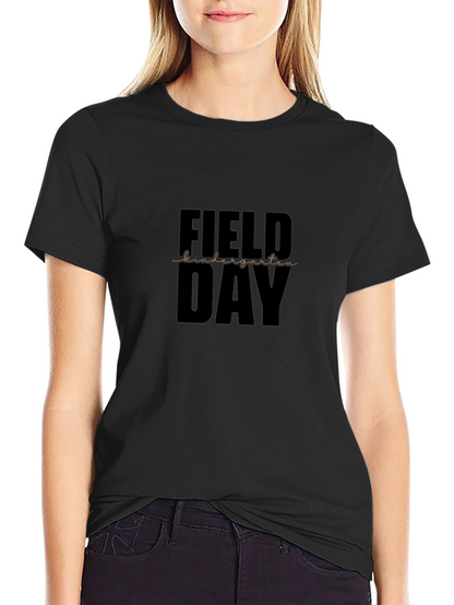 Kindergarten Field Day Black Tee Shirt