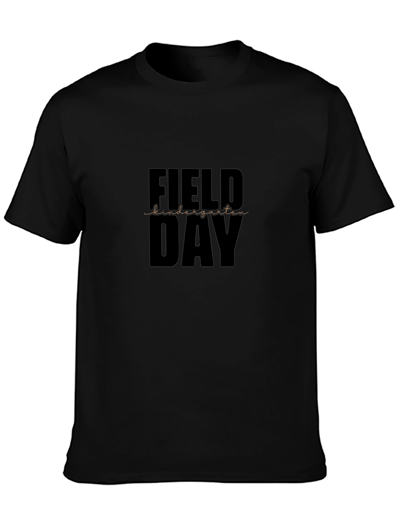 Kindergarten Field Day Black Tee Shirt