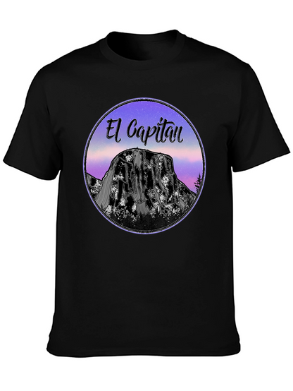 El Capitan Graphic T-Shirt - Black Cotton Tee