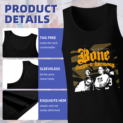 Bone Thugs N Harmony Classic Hip Hop Band Men Graphic Tank