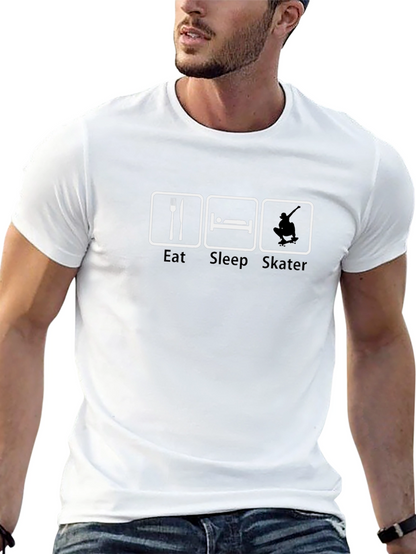 Eat Sleep Skater Black T-Shirt