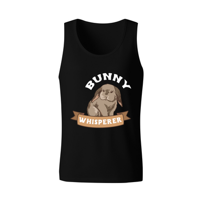 Bunny Whisperer Cute Lop Rabbit Pet Lover Graphic Men Tank Top