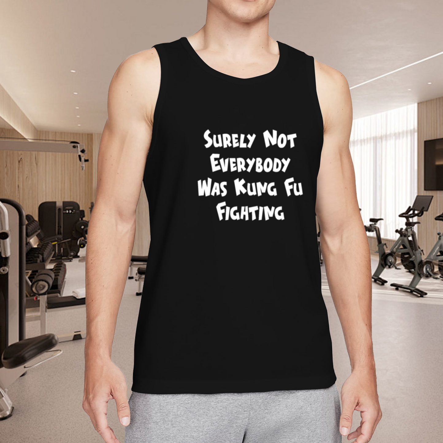 Surely Not Everybody Was Kung Fu Fighting Retro Tank