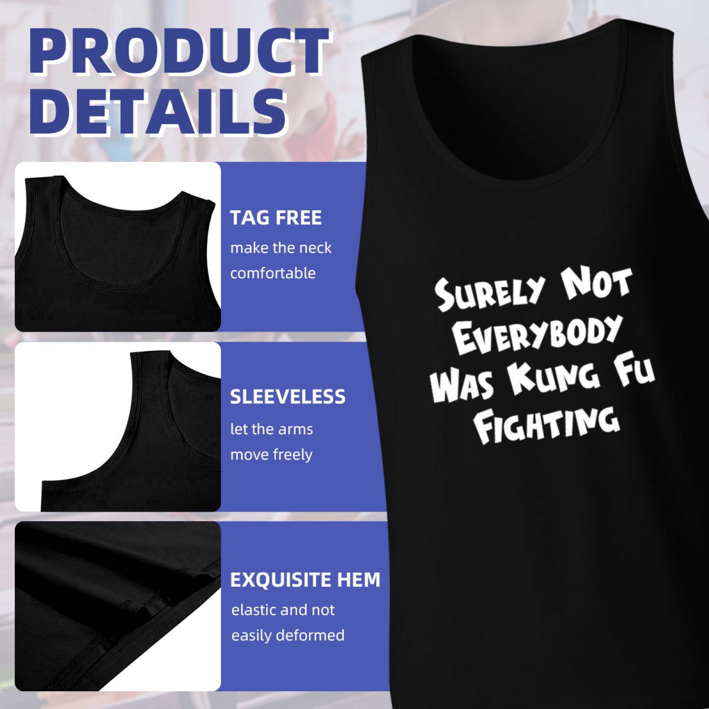 Surely Not Everybody Was Kung Fu Fighting Retro Tank