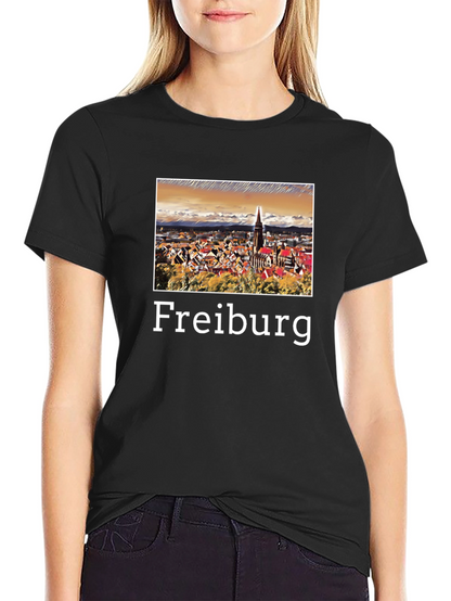 Freiburg T-Shirt - Cityscape Graphic Tee