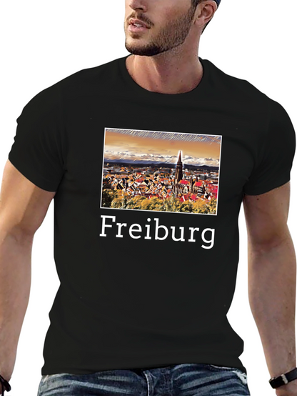 Freiburg T-Shirt - Cityscape Graphic Tee