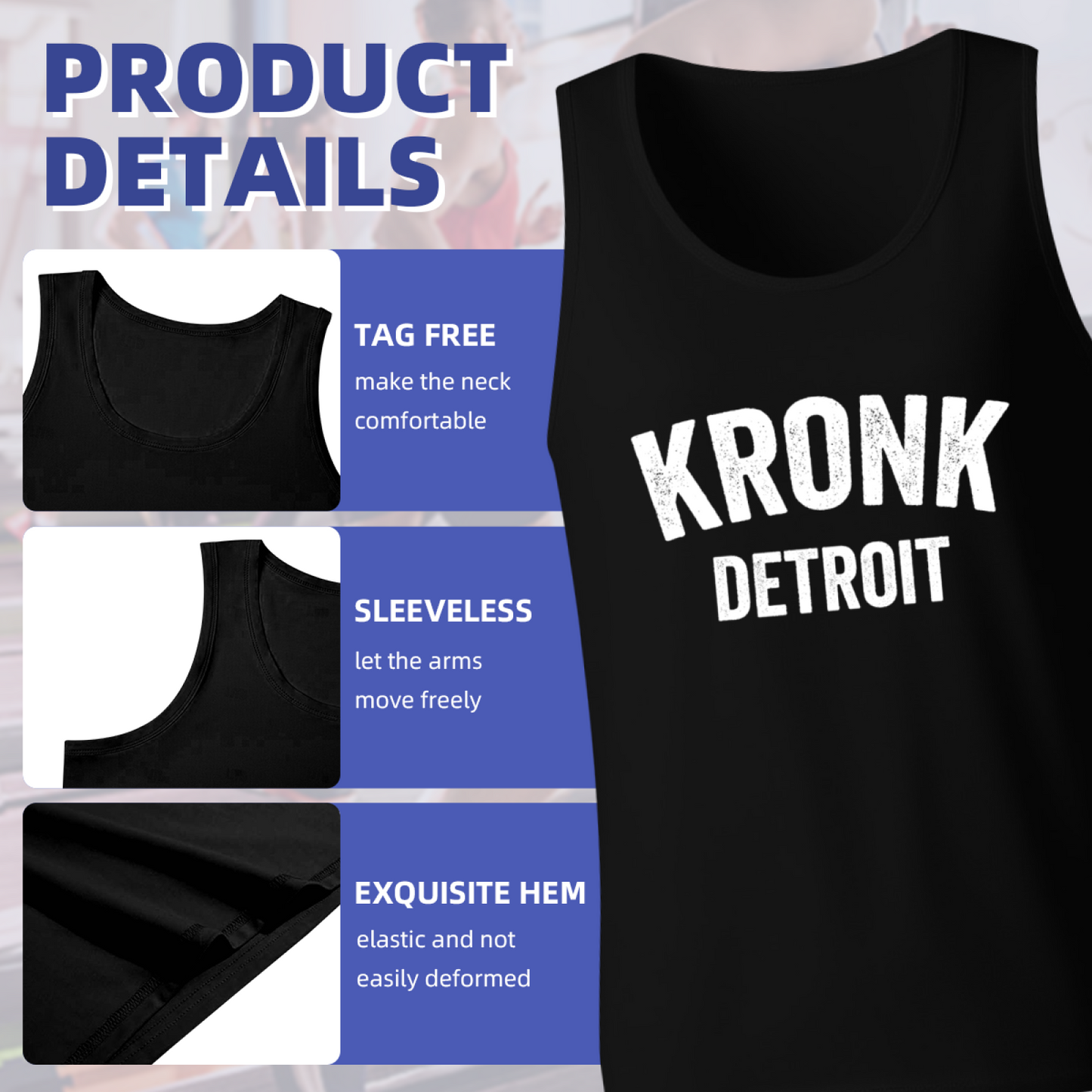 Kronk Detroit Boxing Gym Vintage Tank Top