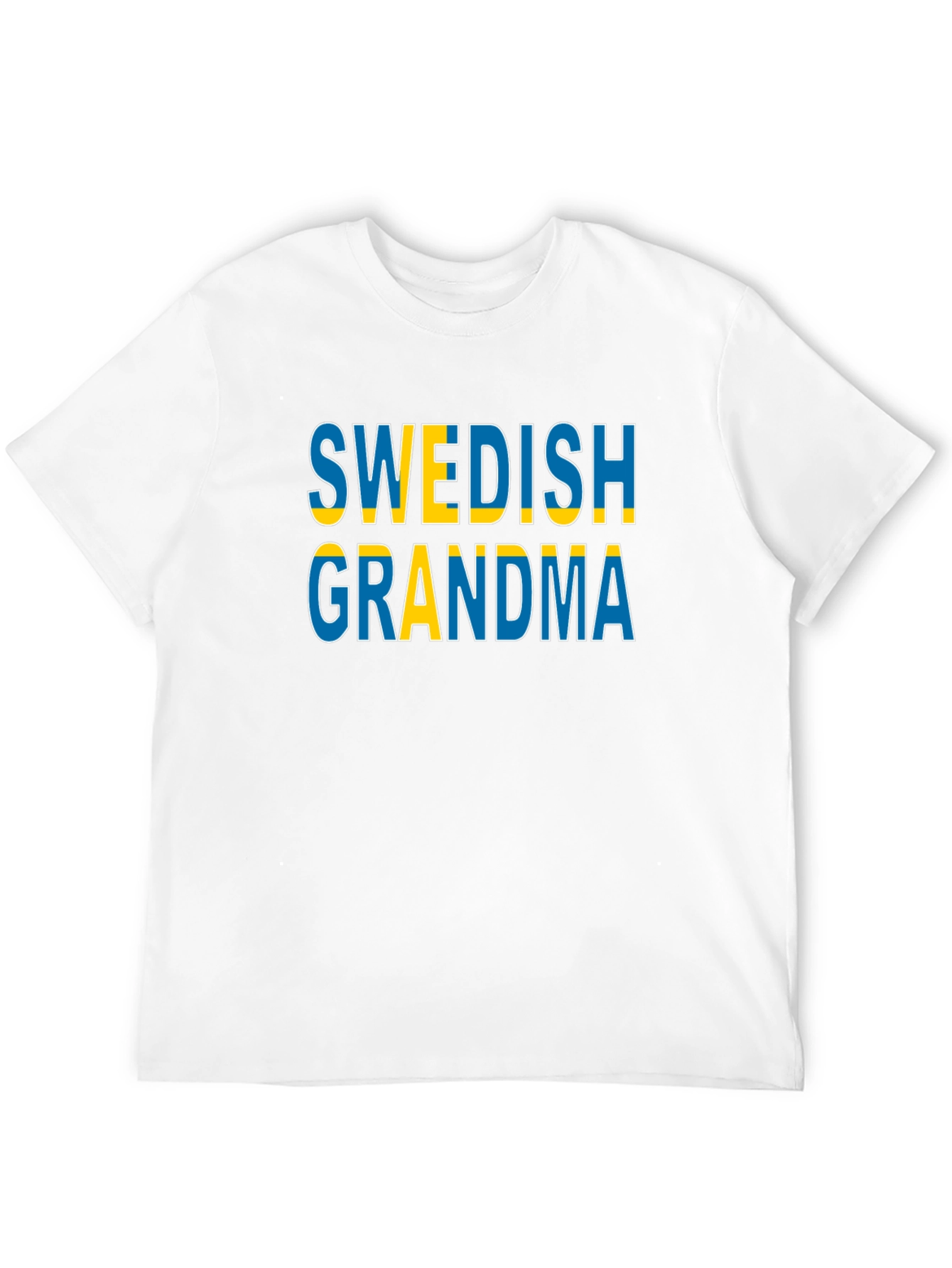 Swedish Grandma T-Shirt Black Cotton