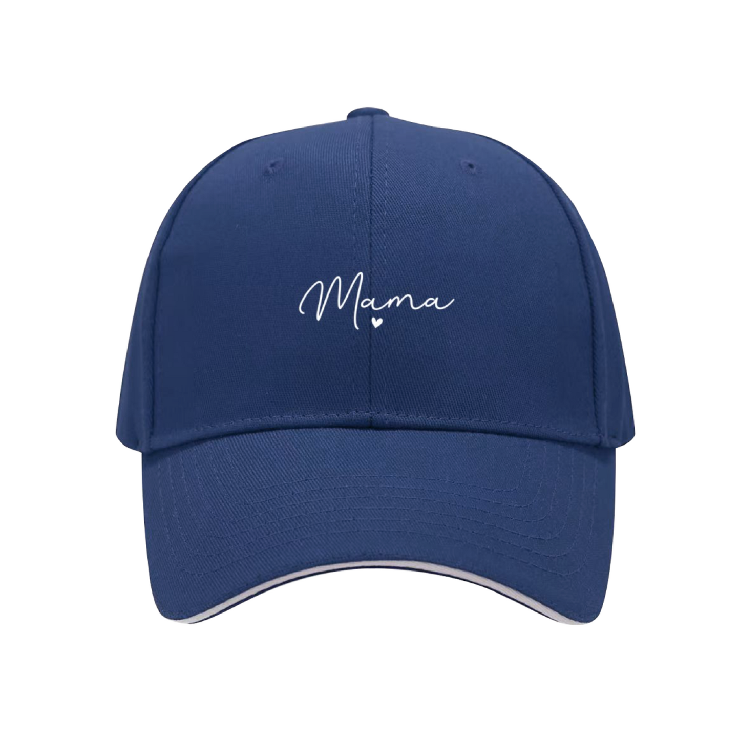 Elegant Mama Cursive Script Multi-Color Sandwich Brim Women¡¯s Cap