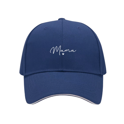 Elegant Mama Cursive Script Multi-Color Sandwich Brim Women¡¯s Cap