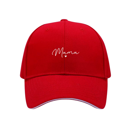 Elegant Mama Cursive Script Multi-Color Sandwich Brim Women¡¯s Cap