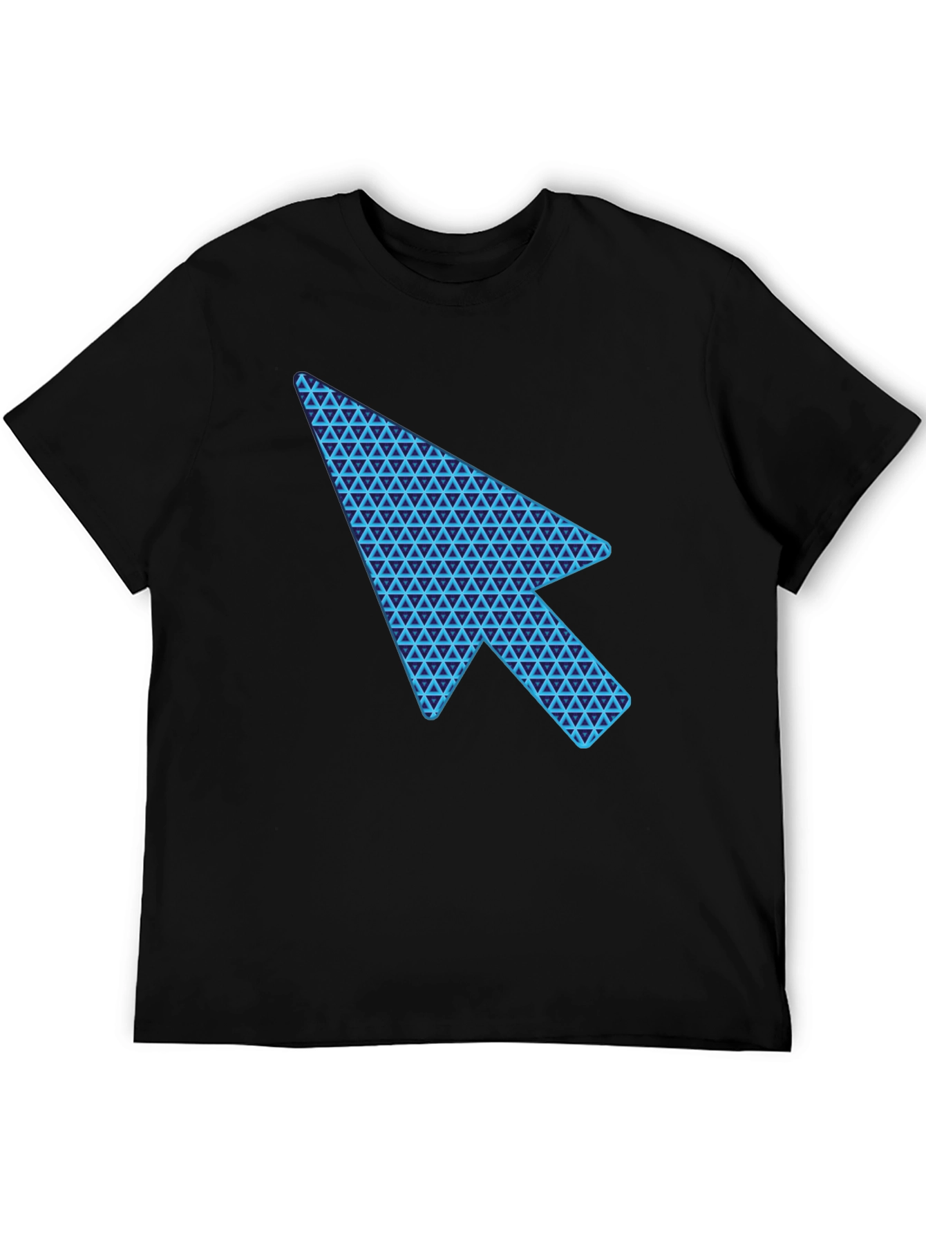 Cursor Arrow Graphic Black T-Shirt
