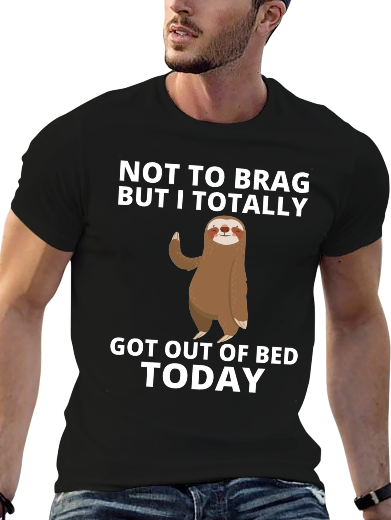 Funny Sloth Got Out of Bed T-Shirt