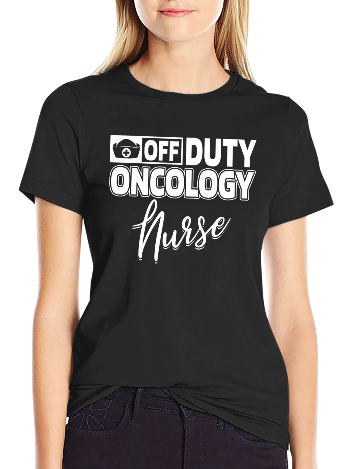 Off Duty Oncology Nurse Graphic T-Shirt