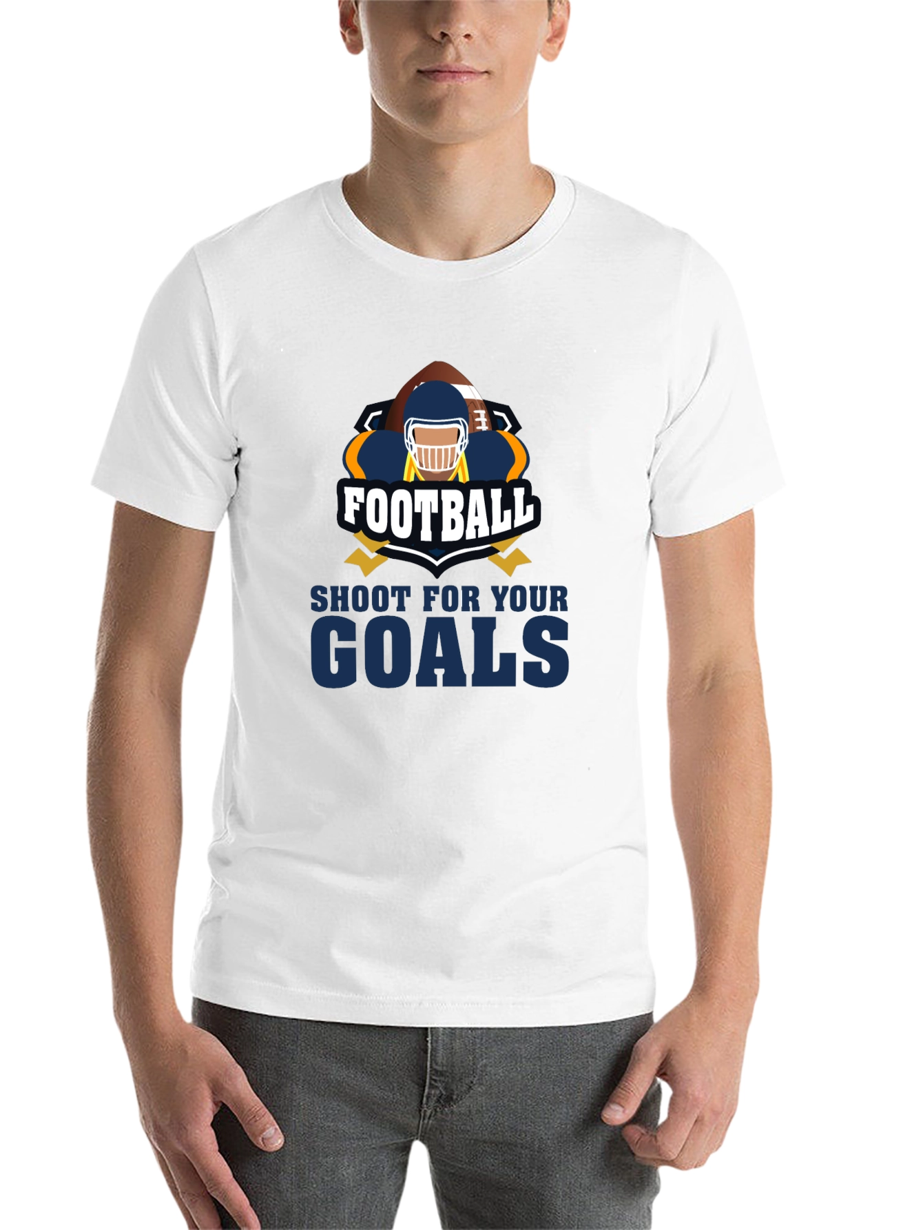 Football Goals Graphic T-Shirt