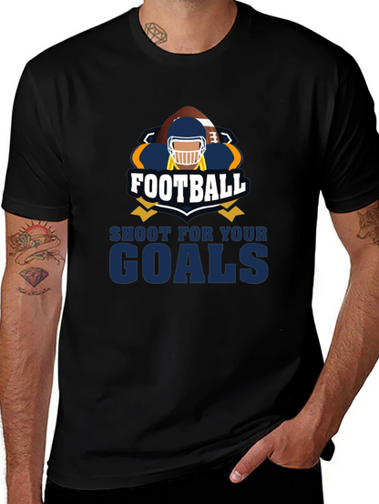 Football Goals Graphic T-Shirt
