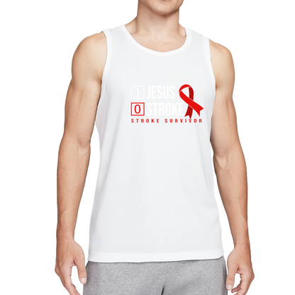 1 Jesus 0 Stroke Stroke Survivor Faith Tank Top