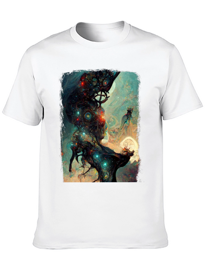 Celestial Tree Graphic T-Shirt