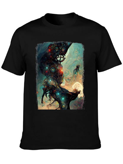 Celestial Tree Graphic T-Shirt