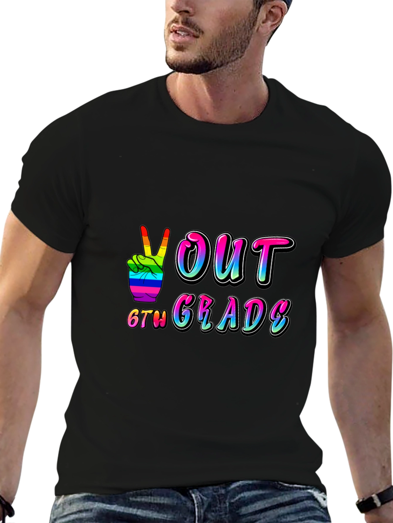Peace Out 6th Grade Graduation T-Shirt